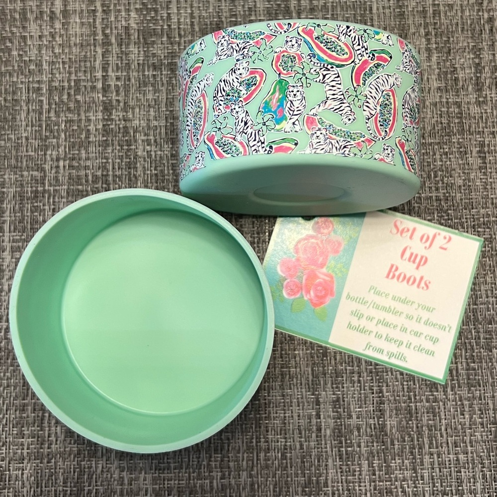 Cup/ Tumbler Boots Set, save your table from scratches, place in car cup holder